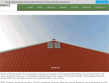 Tablet Screenshot of paramountbuildings.com